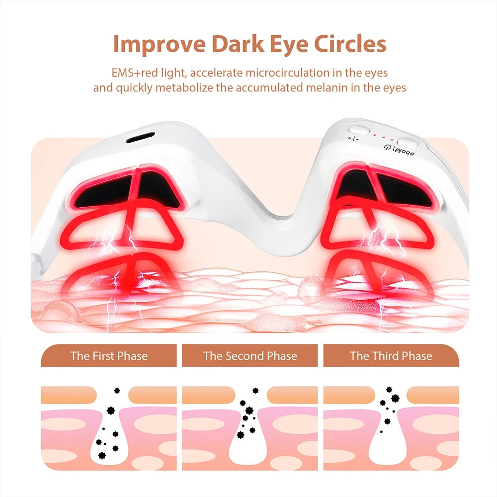 Plufo's 3D Eye Massager Glasses for Anti Wrinkle